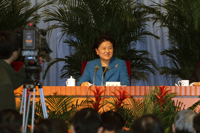 中共中央政治局委员、国务委员刘延东出席会议并发表重要讲话